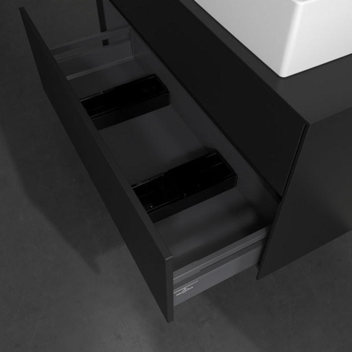 Villeroy & Boch Collaro Waschtischunterschrank 100 x 54,8 cm , mit LED-Beleuchtung, mit 2 Auszügen