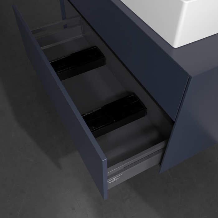 Villeroy & Boch Collaro Waschtischunterschrank 100 x 54,8 cm , mit LED-Beleuchtung, mit 2 Auszügen