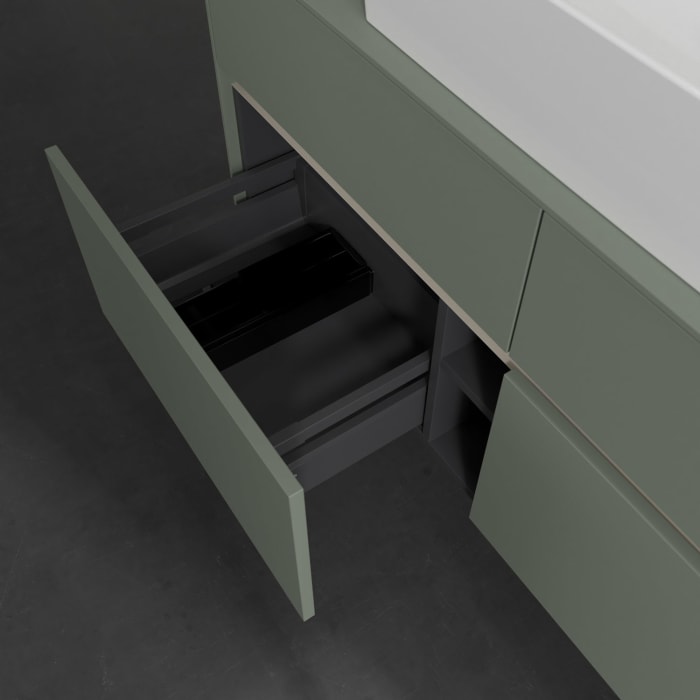 Villeroy & Boch Collaro Waschtischunterschrank 120 x 54,8 cm , mit LED-Beleuchtung, mit 4 Auszügen