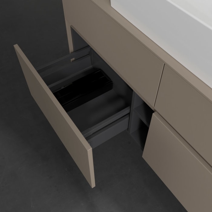 Villeroy & Boch Collaro Waschtischunterschrank 120 x 54,8 cm , mit LED-Beleuchtung, mit 4 Auszügen