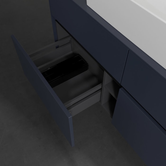 Villeroy & Boch Collaro Waschtischunterschrank 120 x 54,8 cm , mit LED-Beleuchtung, mit 4 Auszügen