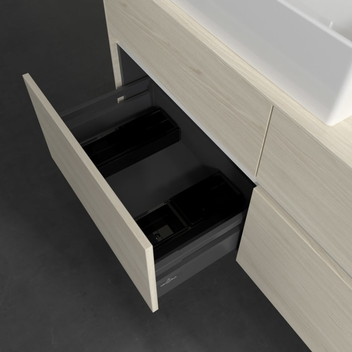 Villeroy & Boch Collaro Waschtischunterschrank 120 x 54,8 cm , mit LED-Beleuchtung, mit 4 Auszügen