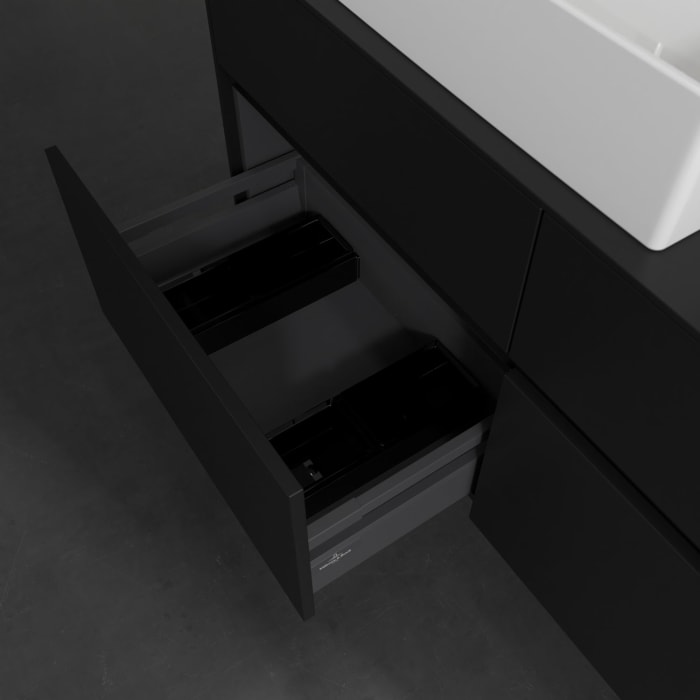 Villeroy & Boch Collaro Waschtischunterschrank 120 x 54,8 cm , mit LED-Beleuchtung, mit 4 Auszügen