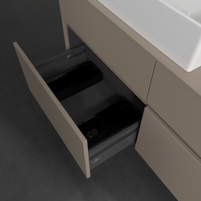 Villeroy & Boch Collaro Waschtischunterschrank 120 x 54,8 cm , mit LED-Beleuchtung, mit 4 Auszügen