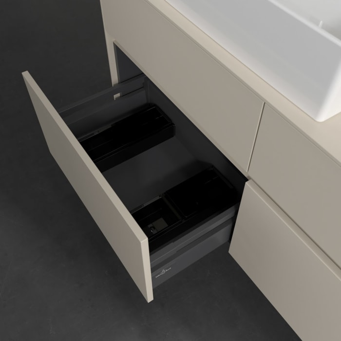 Villeroy & Boch Collaro Waschtischunterschrank 120 x 54,8 cm , mit LED-Beleuchtung, mit 4 Auszügen