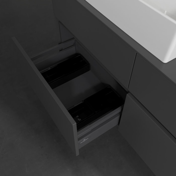 Villeroy & Boch Collaro Waschtischunterschrank 120 x 54,8 cm , mit LED-Beleuchtung, mit 4 Auszügen