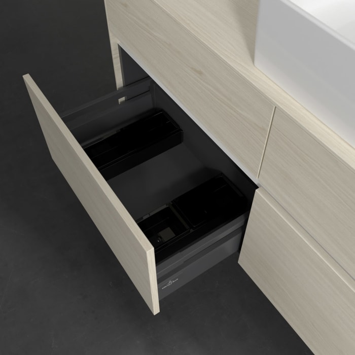 Villeroy & Boch Collaro Waschtischunterschrank 120 x 54,8 cm , mit LED-Beleuchtung, mit 4 Auszügen