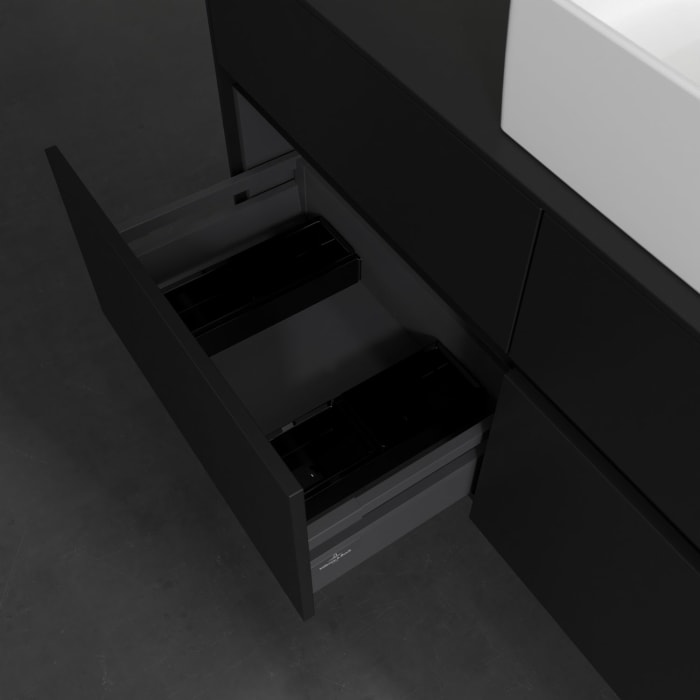 Villeroy & Boch Collaro Waschtischunterschrank 120 x 54,8 cm , mit LED-Beleuchtung, mit 4 Auszügen