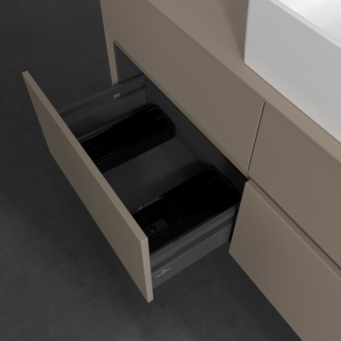 Villeroy & Boch Collaro Waschtischunterschrank 120 x 54,8 cm , mit LED-Beleuchtung, mit 4 Auszügen