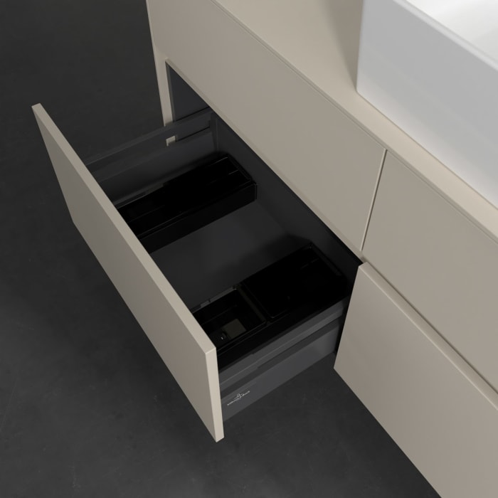 Villeroy & Boch Collaro Waschtischunterschrank 120 x 54,8 cm , mit LED-Beleuchtung, mit 4 Auszügen