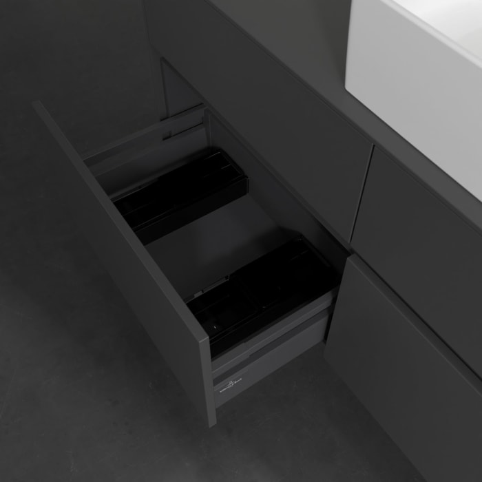 Villeroy & Boch Collaro Waschtischunterschrank 120 x 54,8 cm , mit LED-Beleuchtung, mit 4 Auszügen