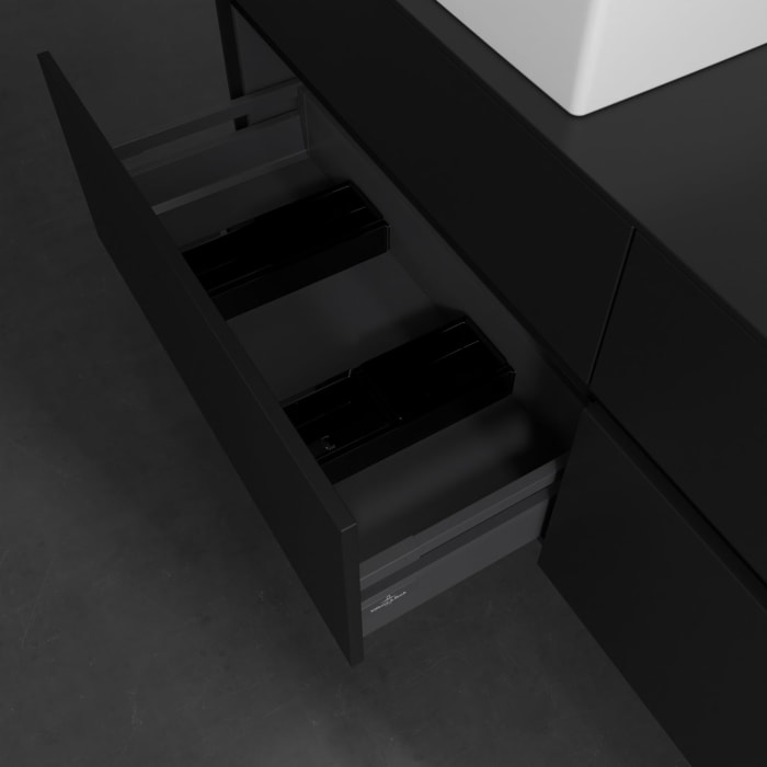 Villeroy & Boch Collaro Waschtischunterschrank 160 x 54,8 cm , mit LED-Beleuchtung, mit 4 Auszügen