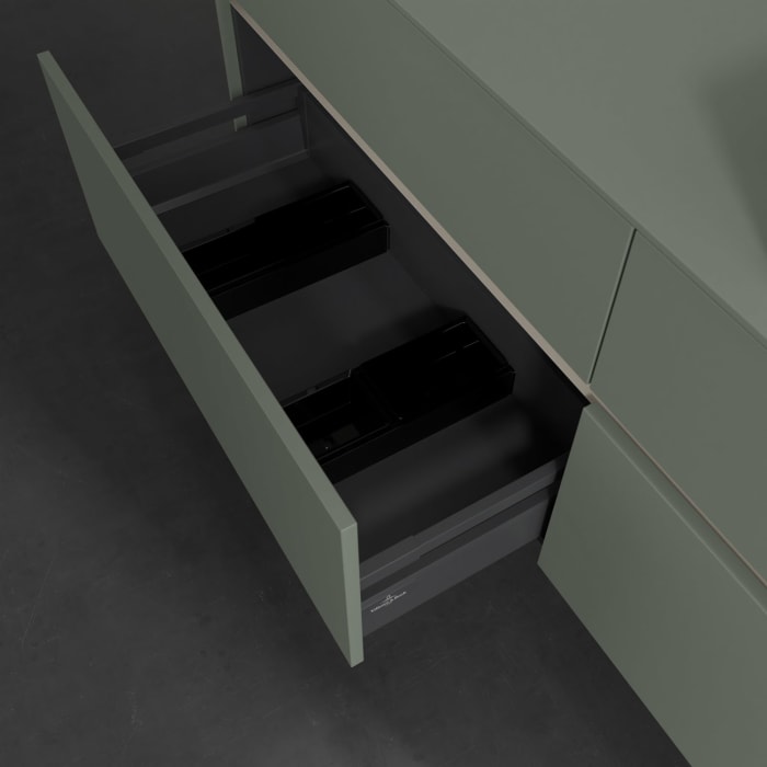 Villeroy & Boch Collaro Waschtischunterschrank 160 x 54,8 cm , mit LED-Beleuchtung, mit 4 Auszügen