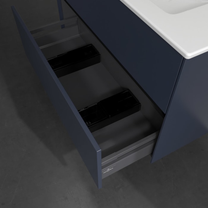 Villeroy & Boch Collaro Waschtischunterschrank 96,1 x 61 cm , mit LED-Beleuchtung, mit 2 Auszügen