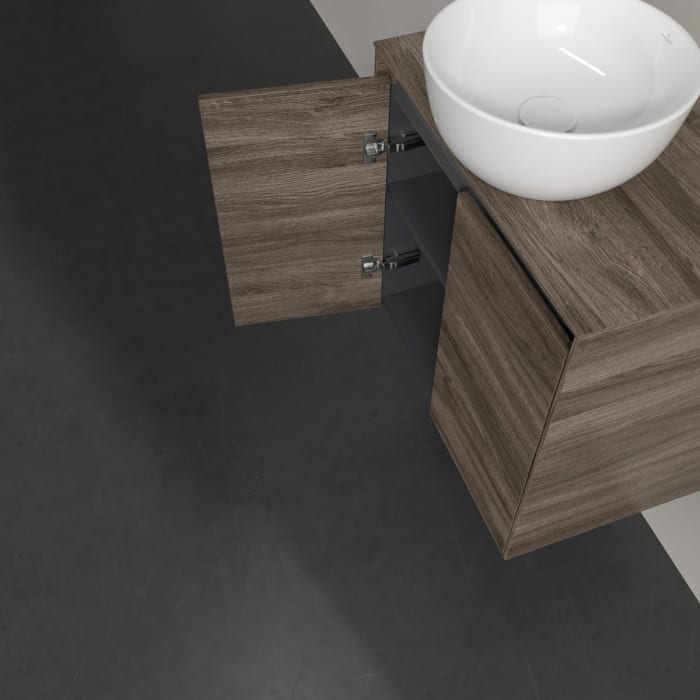 Villeroy & Boch Collaro Waschtischunterschrank 60 x 54,8 cm , mit LED-Beleuchtung, mit 2 Türen