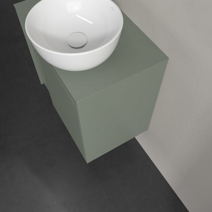 Villeroy & Boch Collaro Waschtischunterschrank 60 x 54,8 cm , mit LED-Beleuchtung, mit 1 Tür, Anschlag rechts