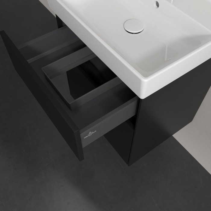 Villeroy & Boch Collaro Waschtischunterschrank 51 x 54,6 cm , mit LED-Beleuchtung, mit 2 Auszügen