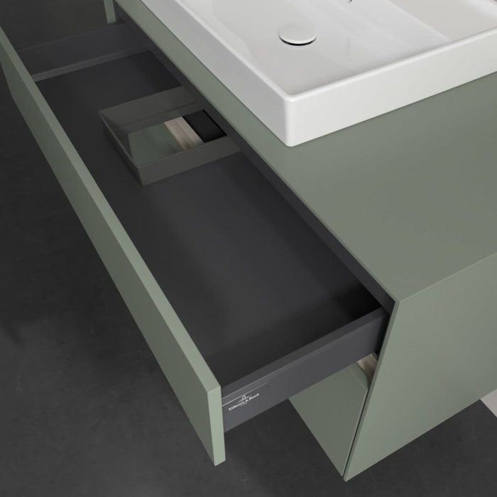 Villeroy & Boch Collaro Waschtischunterschrank 100 x 54,8 cm , mit LED-Beleuchtung, mit 2 Auszügen