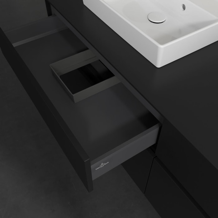 Villeroy & Boch Collaro Waschtischunterschrank 160 x 54,8 cm , mit LED-Beleuchtung, mit 4 Auszügen