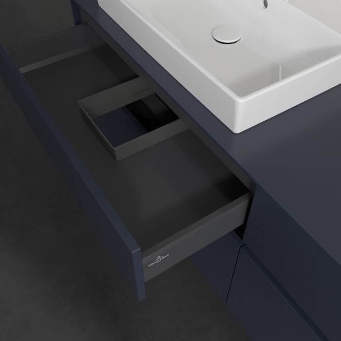 Villeroy & Boch Collaro Waschtischunterschrank 160 x 54,8 cm , mit LED-Beleuchtung, mit 4 Auszügen