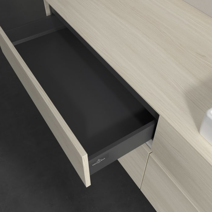 Villeroy & Boch Collaro Waschtischunterschrank 160 x 54,8 cm , mit LED-Beleuchtung, mit 4 Auszügen