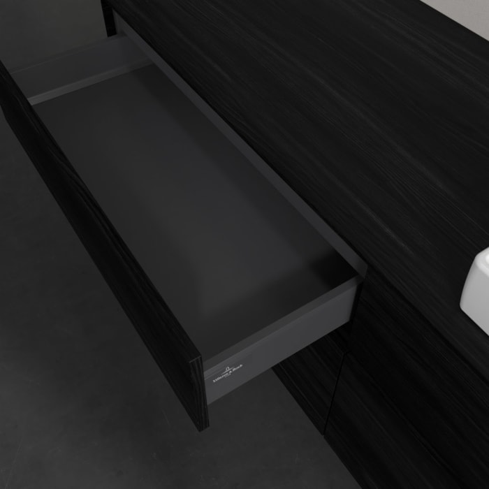 Villeroy & Boch Collaro Waschtischunterschrank 160 x 54,8 cm , mit LED-Beleuchtung, mit 4 Auszügen