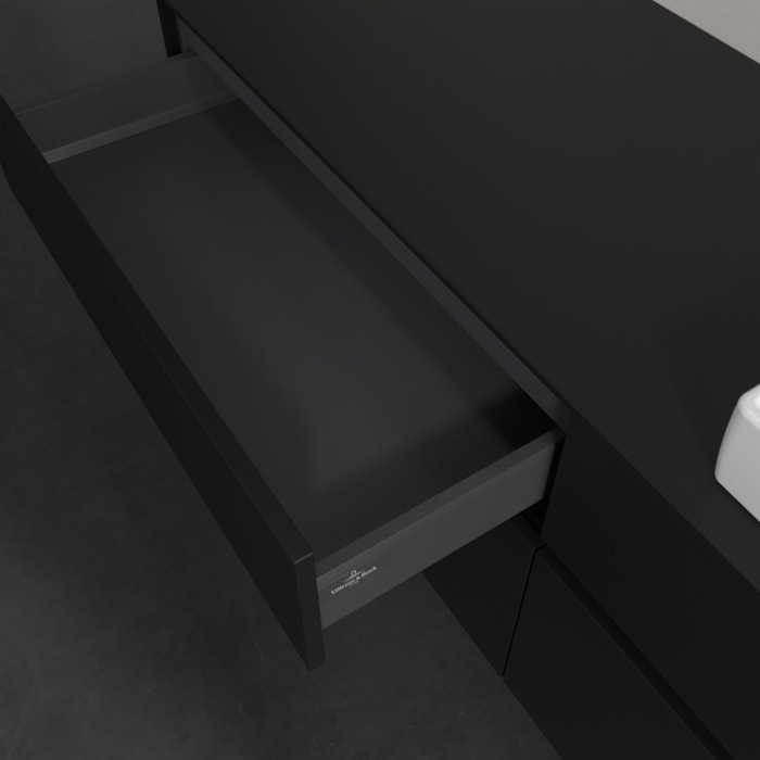 Villeroy & Boch Collaro Waschtischunterschrank 160 x 54,8 cm , mit LED-Beleuchtung, mit 4 Auszügen