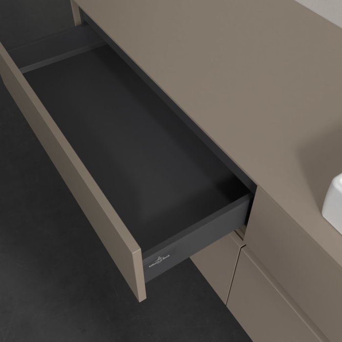 Villeroy & Boch Collaro Waschtischunterschrank 160 x 54,8 cm , mit LED-Beleuchtung, mit 4 Auszügen