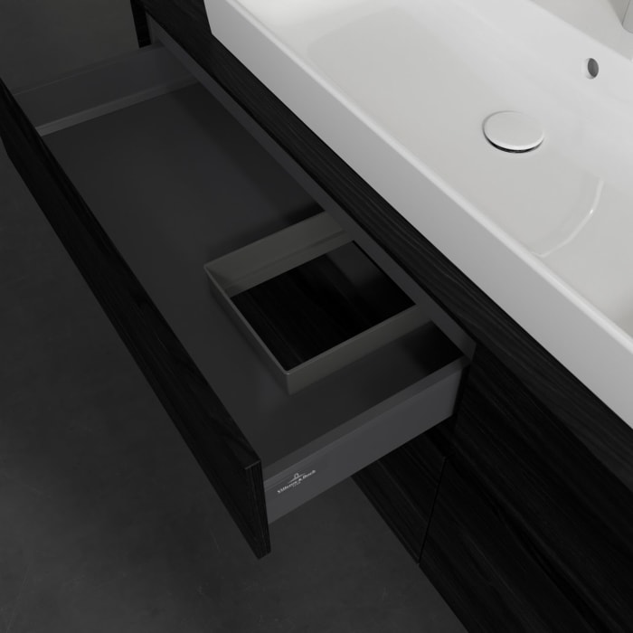 Villeroy & Boch Collaro Waschtischunterschrank 160 x 54,8 cm , mit LED-Beleuchtung, mit 4 Auszügen