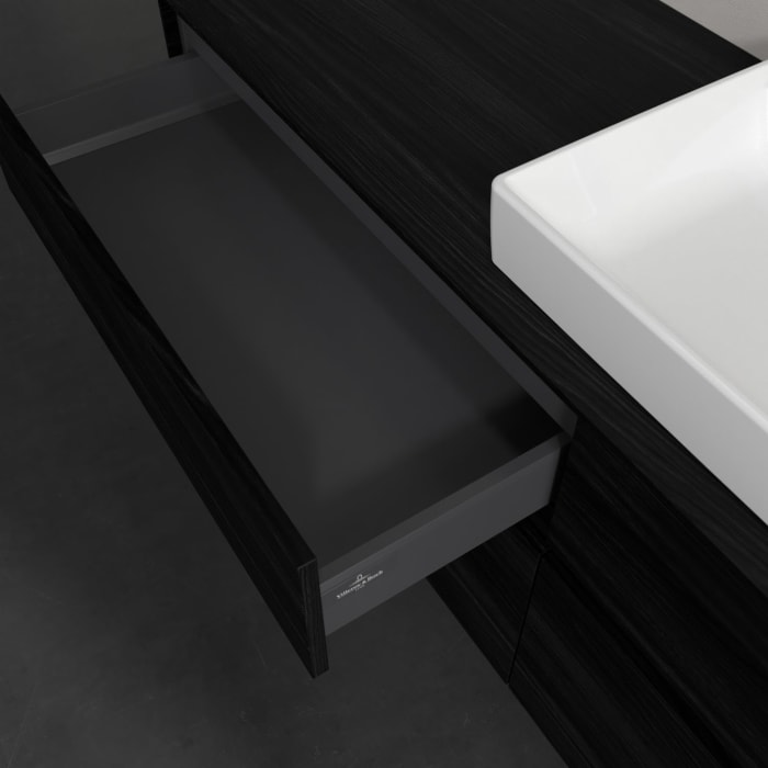 Villeroy & Boch Collaro Waschtischunterschrank 160 x 54,8 cm , mit LED-Beleuchtung, mit 4 Auszügen