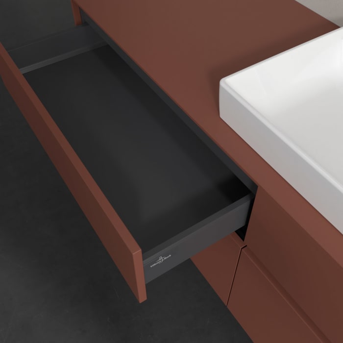 Villeroy & Boch Collaro Waschtischunterschrank 160 x 54,8 cm , mit LED-Beleuchtung, mit 4 Auszügen