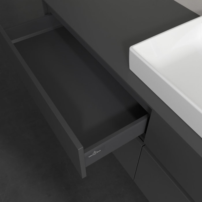 Villeroy & Boch Collaro Waschtischunterschrank 160 x 54,8 cm , mit LED-Beleuchtung, mit 4 Auszügen