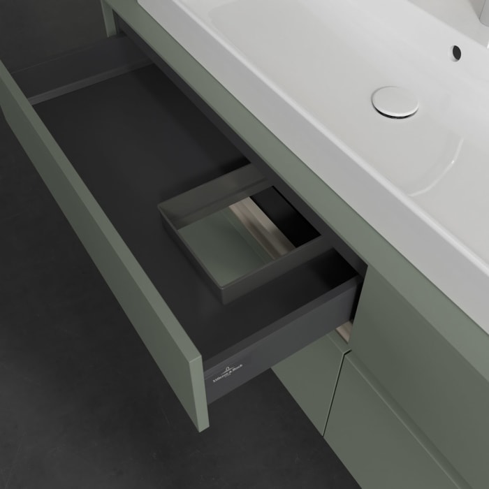 Villeroy & Boch Collaro Waschtischunterschrank 160 x 54,8 cm , mit LED-Beleuchtung, mit 4 Auszügen