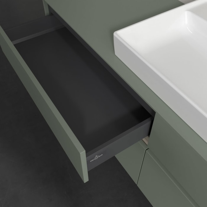 Villeroy & Boch Collaro Waschtischunterschrank 160 x 54,8 cm , mit LED-Beleuchtung, mit 4 Auszügen