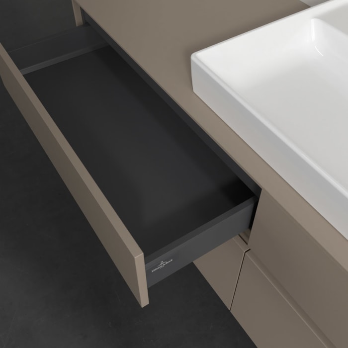 Villeroy & Boch Collaro Waschtischunterschrank 160 x 54,8 cm , mit LED-Beleuchtung, mit 4 Auszügen