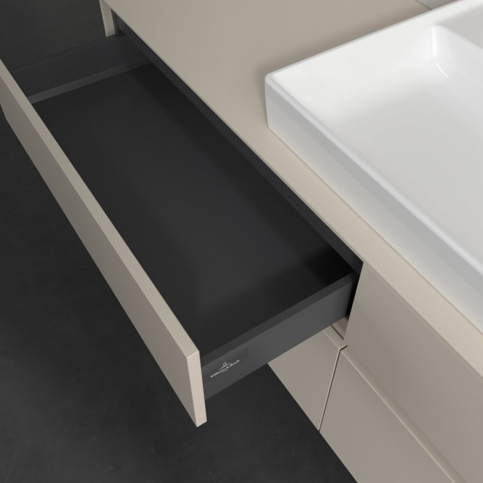 Villeroy & Boch Collaro Waschtischunterschrank 160 x 54,8 cm , mit LED-Beleuchtung, mit 4 Auszügen