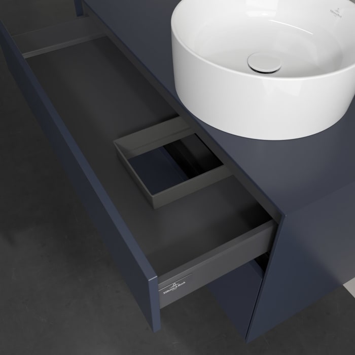 Villeroy & Boch Collaro Waschtischunterschrank 100 x 54,8 cm , mit LED-Beleuchtung, mit 2 Auszügen