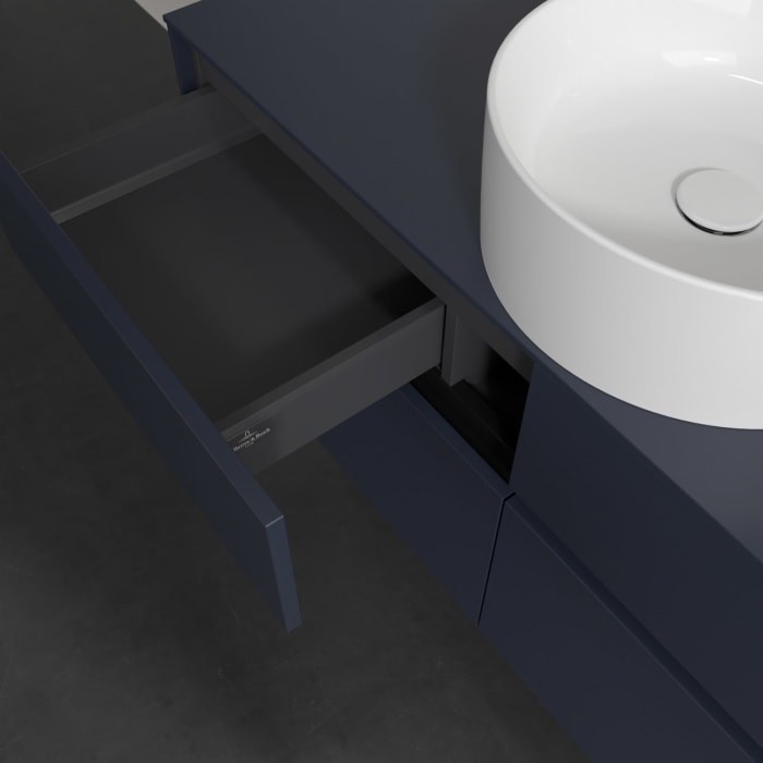 Villeroy & Boch Collaro Waschtischunterschrank 120 x 54,8 cm , mit LED-Beleuchtung, mit 4 Auszügen