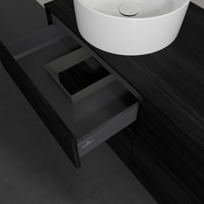 Villeroy & Boch Collaro Waschtischunterschrank 120 x 54,8 cm , mit LED-Beleuchtung, mit 4 Auszügen