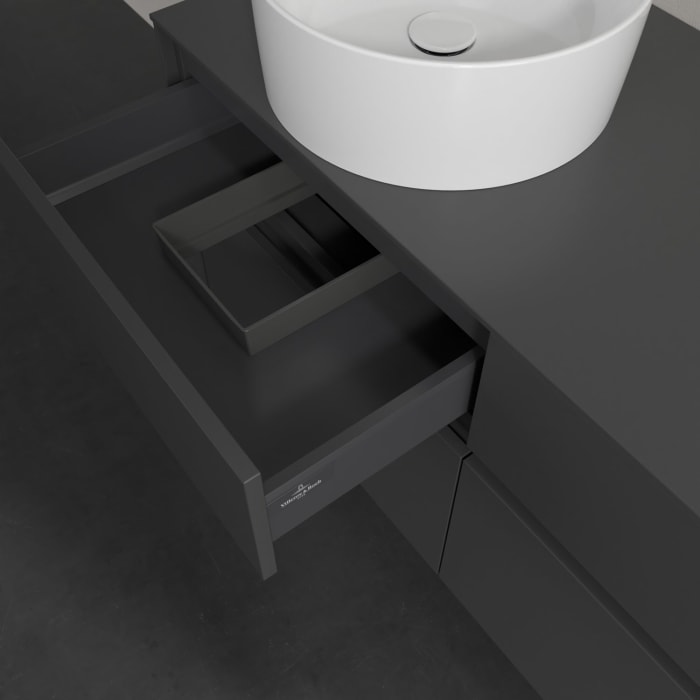 Villeroy & Boch Collaro Waschtischunterschrank 120 x 54,8 cm , mit LED-Beleuchtung, mit 4 Auszügen