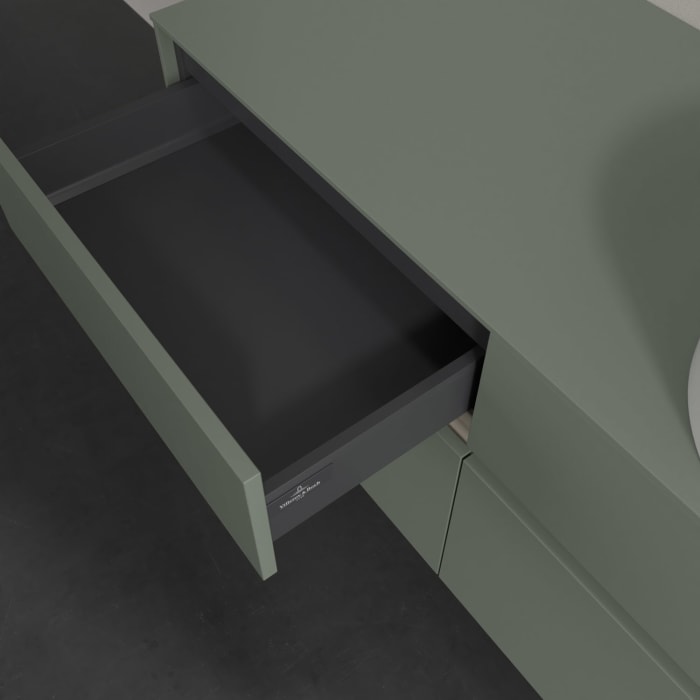 Villeroy & Boch Collaro Waschtischunterschrank 120 x 54,8 cm , mit LED-Beleuchtung, mit 4 Auszügen