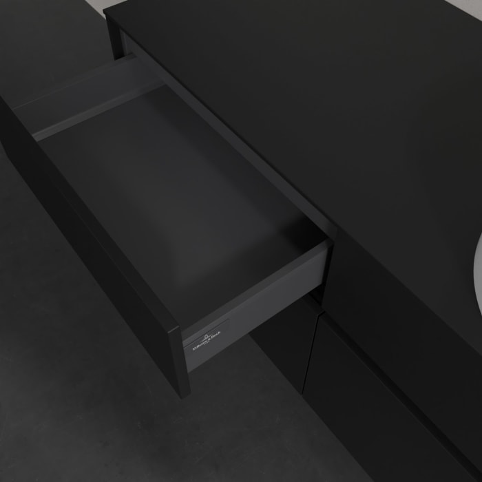 Villeroy & Boch Collaro Waschtischunterschrank 120 x 54,8 cm , mit LED-Beleuchtung, mit 4 Auszügen