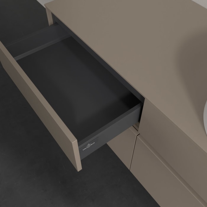 Villeroy & Boch Collaro Waschtischunterschrank 120 x 54,8 cm , mit LED-Beleuchtung, mit 4 Auszügen