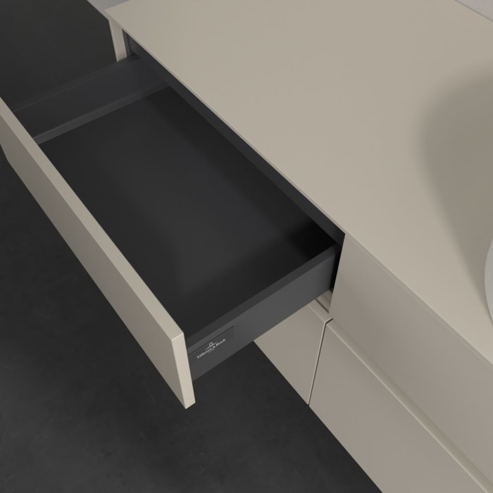 Villeroy & Boch Collaro Waschtischunterschrank 120 x 54,8 cm , mit LED-Beleuchtung, mit 4 Auszügen