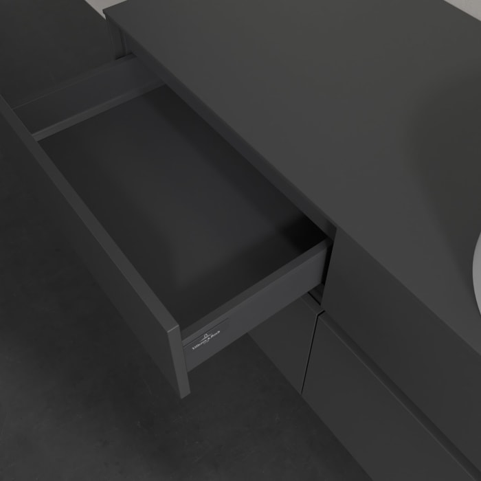 Villeroy & Boch Collaro Waschtischunterschrank 120 x 54,8 cm , mit LED-Beleuchtung, mit 4 Auszügen