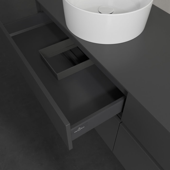 Villeroy & Boch Collaro Waschtischunterschrank 160 x 54,8 cm , mit LED-Beleuchtung, mit 4 Auszügen