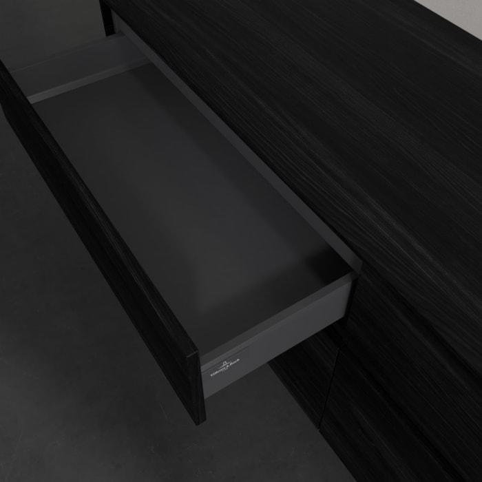 Villeroy & Boch Collaro Waschtischunterschrank 160 x 54,8 cm , mit LED-Beleuchtung, mit 4 Auszügen