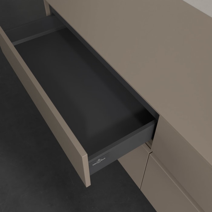 Villeroy & Boch Collaro Waschtischunterschrank 160 x 54,8 cm , mit LED-Beleuchtung, mit 4 Auszügen