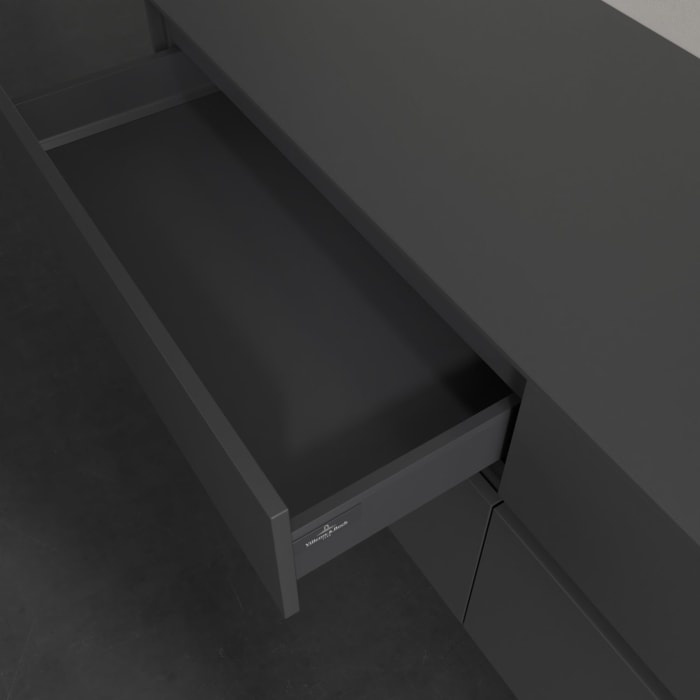 Villeroy & Boch Collaro Waschtischunterschrank 160 x 54,8 cm , mit LED-Beleuchtung, mit 4 Auszügen