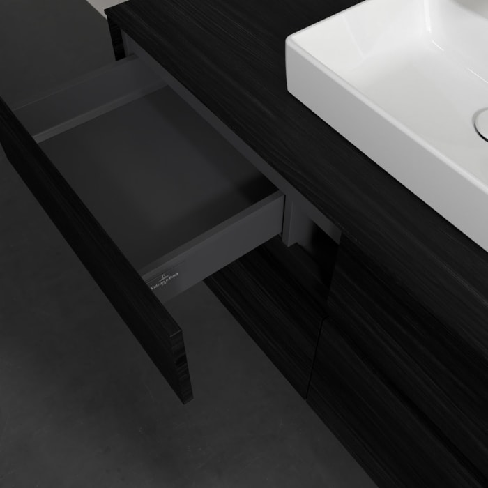 Villeroy & Boch Collaro Waschtischunterschrank 120 x 54,8 cm , mit LED-Beleuchtung, mit 4 Auszügen